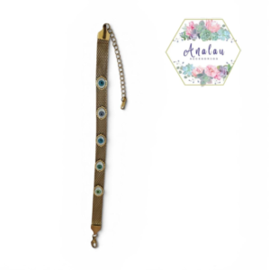 PULSERA DE OJOS DE COLORES