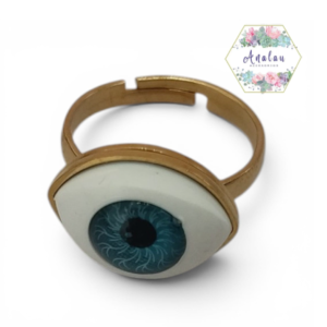 ANILLO DE OJO LISO LINEAS EN IRIS