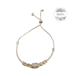 PULSERA CUADRADO CO NBRILLO