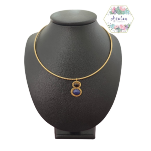 COLLAR REDONDO CON DOS CIRCULOS