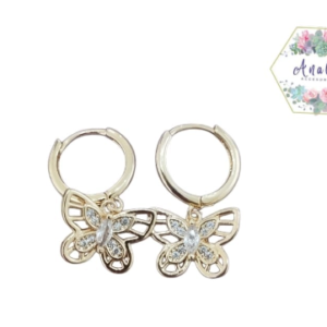 ARRACADS DE MARIPOSA BRILLANTE