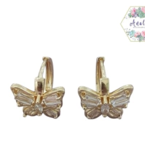 ARRACADA DE MARIPOSA CENTRO BRILLOSO