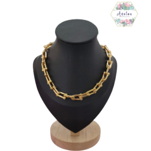 COLLAR DE ESLABONES DORADOS