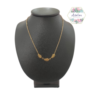 COLLAR DE HOJAS DORADAS